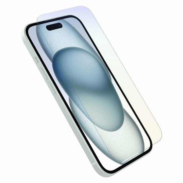 Otterbox Premium Pro Glass Antimicrobial Blue Light Screen Protector For Apple Iphone 15 , Clear 77-93996